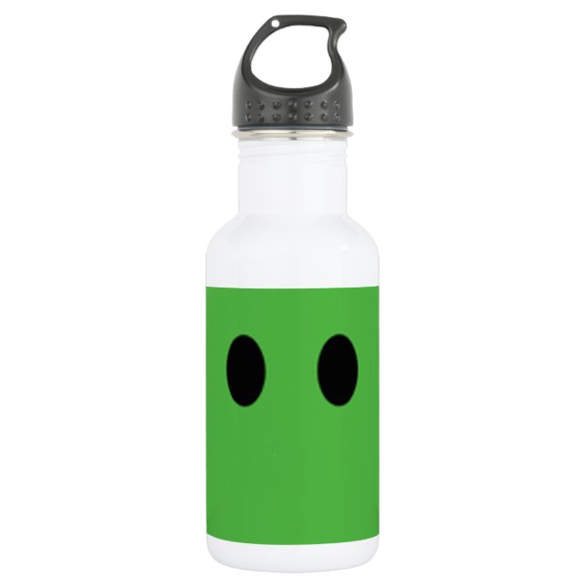 Botella De Agua Cara verde (Anverso)