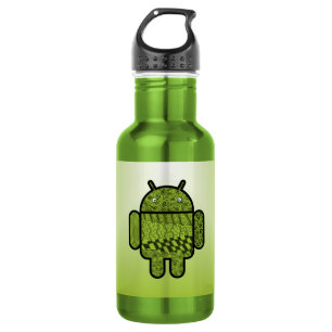 Botella De Agua Carácter paisley para el robot Android™