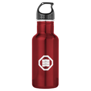 Botella De Agua Caracteres Kanji en forma de onda para tres en Osh
