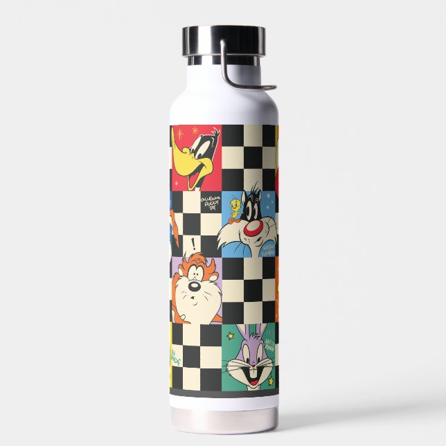 Botella De Agua Caracteres LOONEY TUNES™ en negro y blanco (Izquierdo)