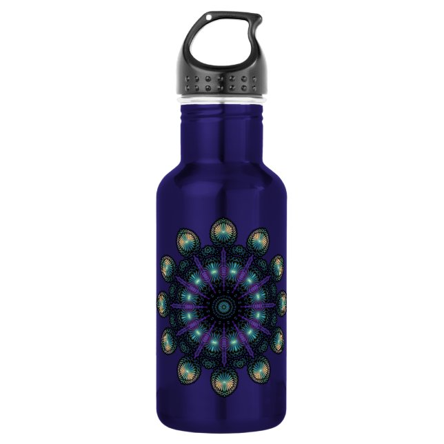 Botella De Agua Caras de reloj - Apophysis Fractal (Anverso)