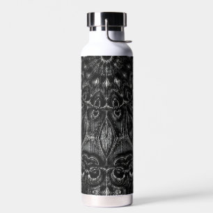 Botella De Agua Carbón Mandala