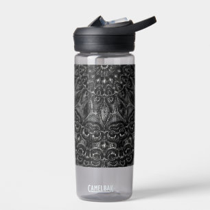 Botella De Agua Carbón Mandala