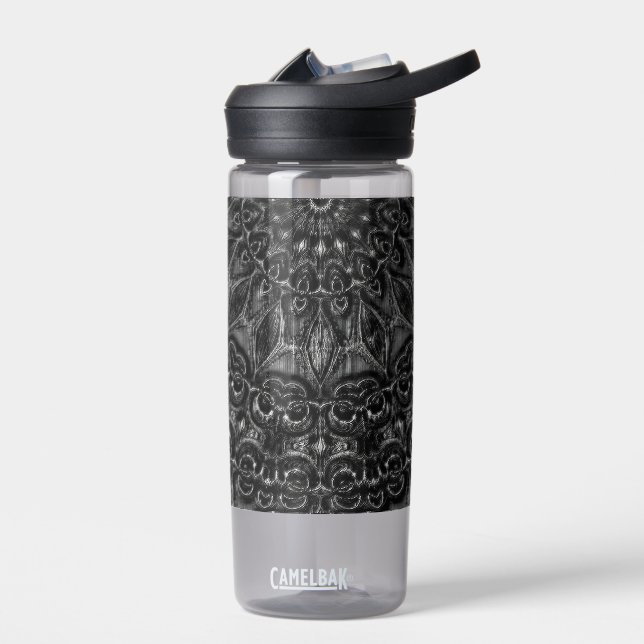 Botella De Agua Carbón Mandala (Izquierdo)