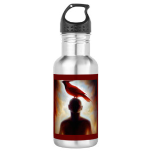 Botella De Agua Cardenal de animales espirituales 2