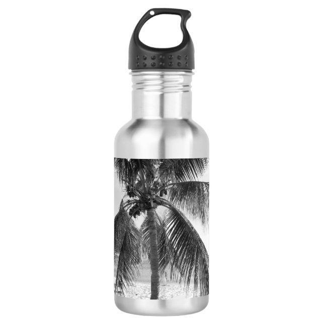 Botella De Agua Caribeños de playa #5 #tropical #wall #art (Anverso)