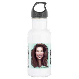 Botella De Agua Caricatura de Kate Middleton