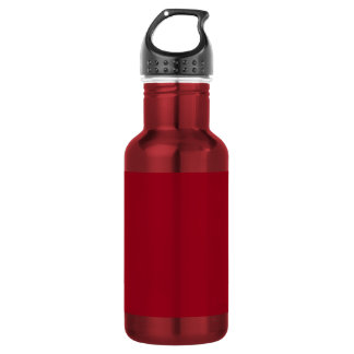 Botella De Agua Carmesí (color sólido) 
