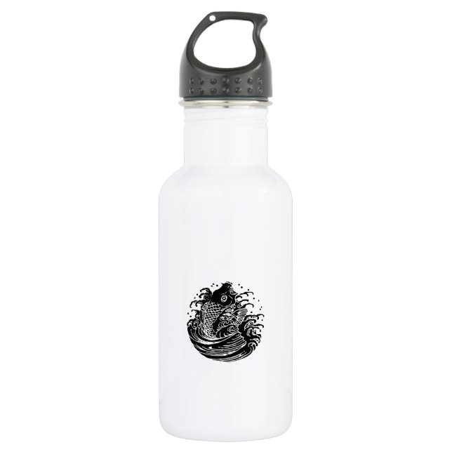 Botella De Agua Carpa y agua (Anverso)