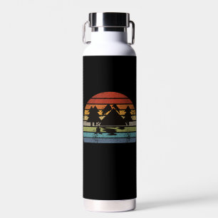 Botella De Agua Carpas de Camping Retro