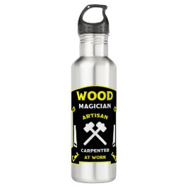 Botella De Agua Carpintería Y Madera