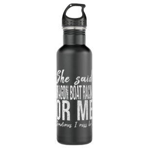 Botella De Agua Carreras Dragon Boat idea de regalo graciosa
