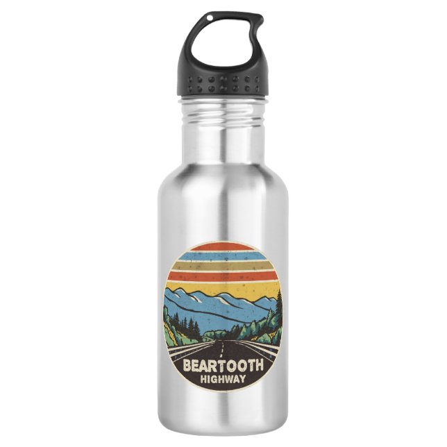 Botella De Agua Carretera Beartooth Montana Wyoming (Anverso)