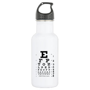 Botella De Agua Carta de ojo 16 onzas