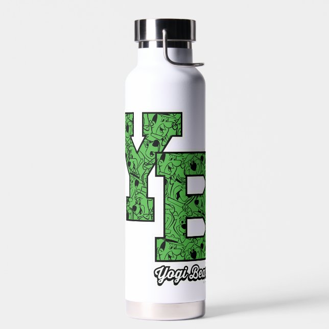 Botella De Agua Cartas de Varsidad de Oso con Patrón Yogi (Izquierdo)