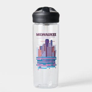 Botella De Agua Cartel de Milwaukee Travel