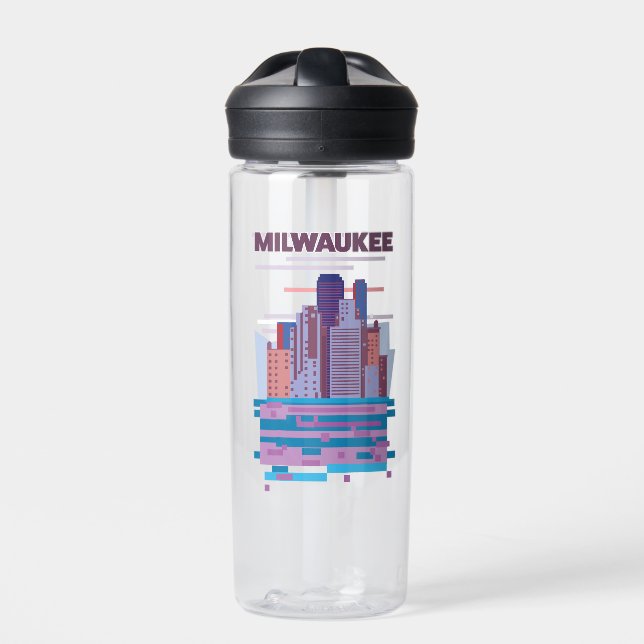 Botella De Agua Cartel de Milwaukee Travel (Delante)