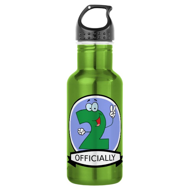Botella De Agua Cartel oficial de cumpleaños 2 (Anverso)