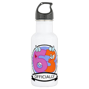 Botella De Agua Cartel oficial de cumpleaños 63