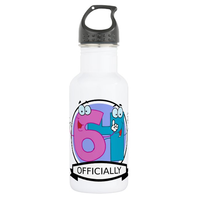 Botella De Agua Cartel oficial de cumpleaños 64 (Anverso)