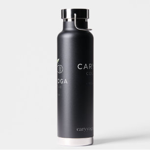 Botella De Agua Cary Yoga Collective - Taza de viaje negra elegant