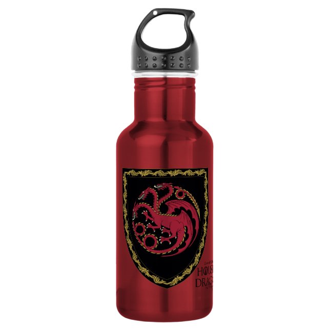 Botella De Agua CASA DEL DRAGÓN | Escudo de House Targaryen (Anverso)