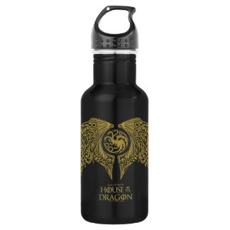 Botella De Agua CASA DEL DRAGÓN | Escudo Targaryen alado