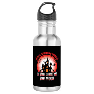 Botella De Agua Casa Embrujada de Halloween Bruja a la Luz de la L