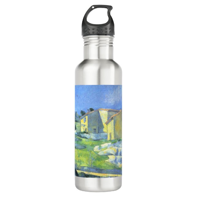 Botella De Agua Casas de Provenza Paul Cezanne (Anverso)