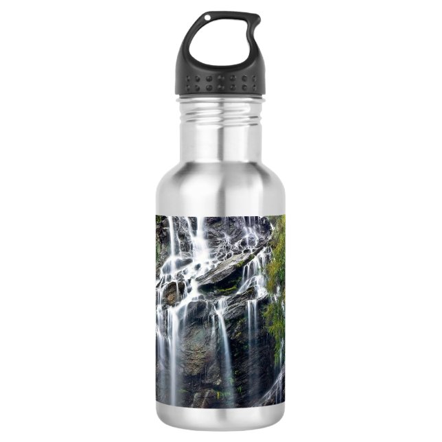 Botella De Agua Cascada de los Alpes Mountain Top (Anverso)