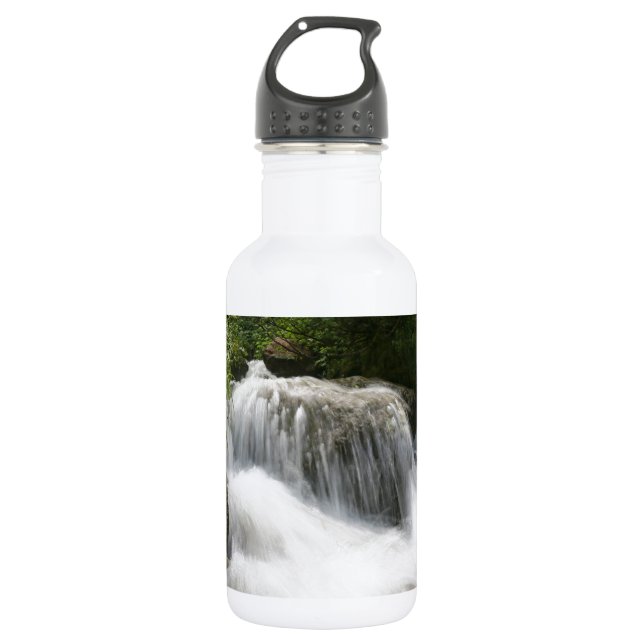 Botella De Agua Cascadas - Foto a favor. (Anverso)