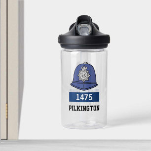 Botella De Agua Casco de policía de policía del Reino Unido - Añad