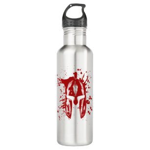 Botella De Agua Casco espartano de sangre americano espartan Molon