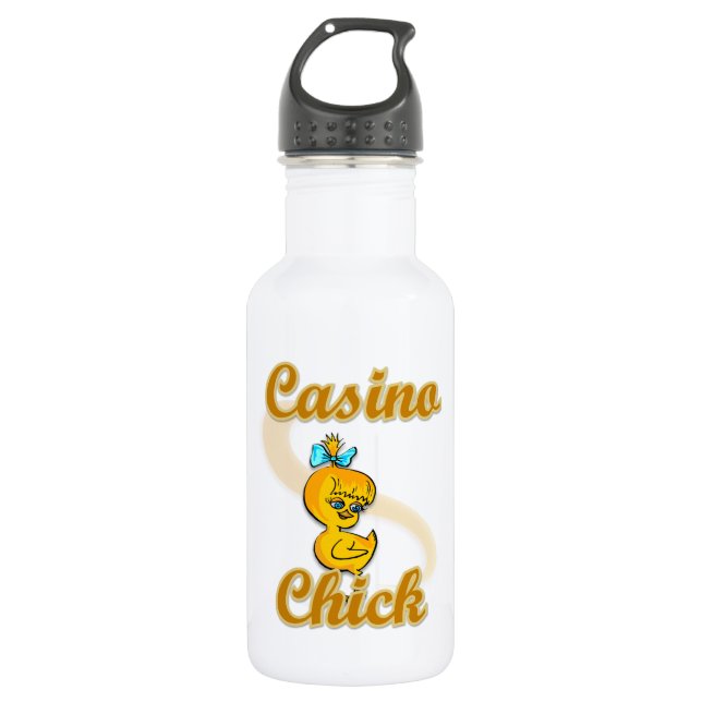Botella De Agua Casino Chick (Anverso)