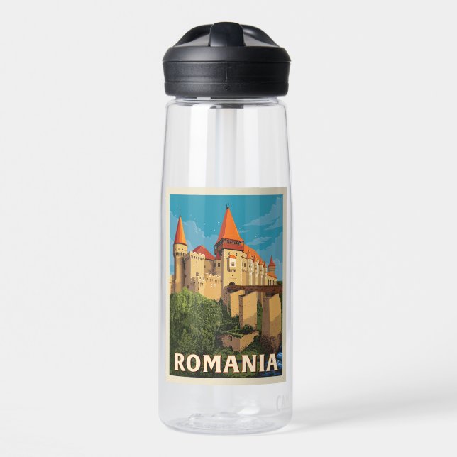 Botella De Agua Castillo de Peles Rumania (Delante)