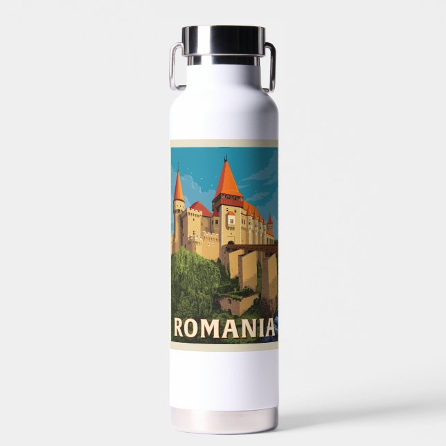 Botella De Agua Castillo de Peles Rumania (Delantero)