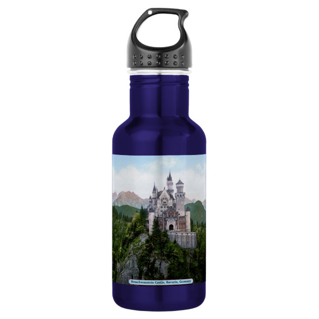 Botella De Agua Castillo Neuschwanstein, Baviera, Alemania (Anverso)