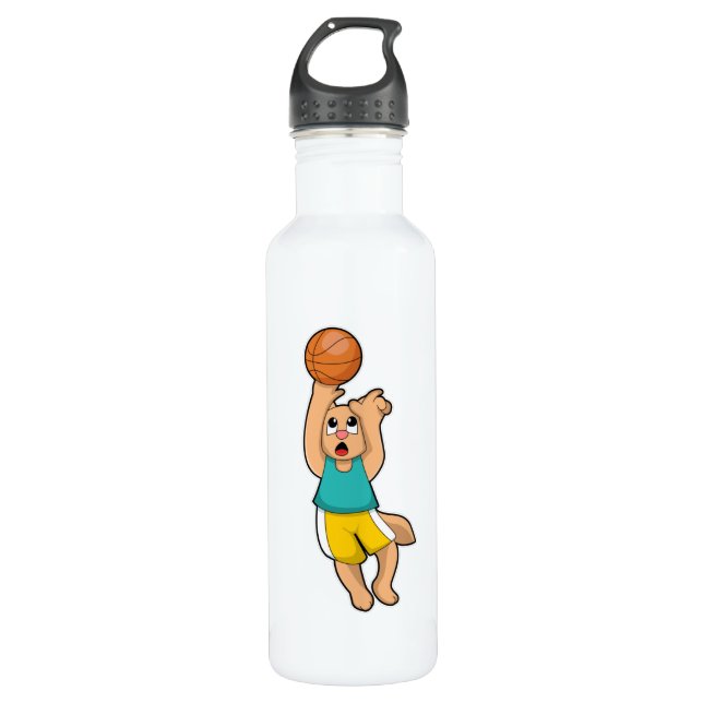 Botella De Agua Cat at Basketball Sports (Anverso)