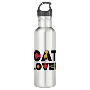 Botella De Agua Cat Lover
