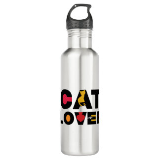 Botella De Agua Cat Lover