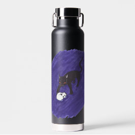 Botella De Agua Cat & Skull