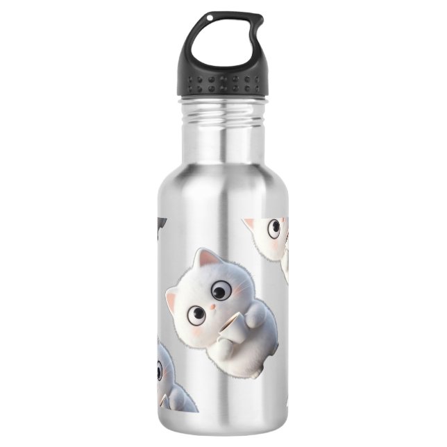 Botella De Agua Cat stainless steel water bottle (Anverso)