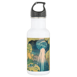 Botella De Agua Catarata Amida de Hokusai Japón Catarata