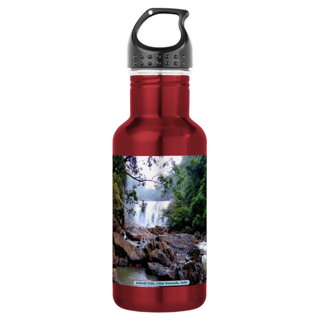 Botella De Agua Cataratas Sathodi, Uttar Kannada, India (Anverso)