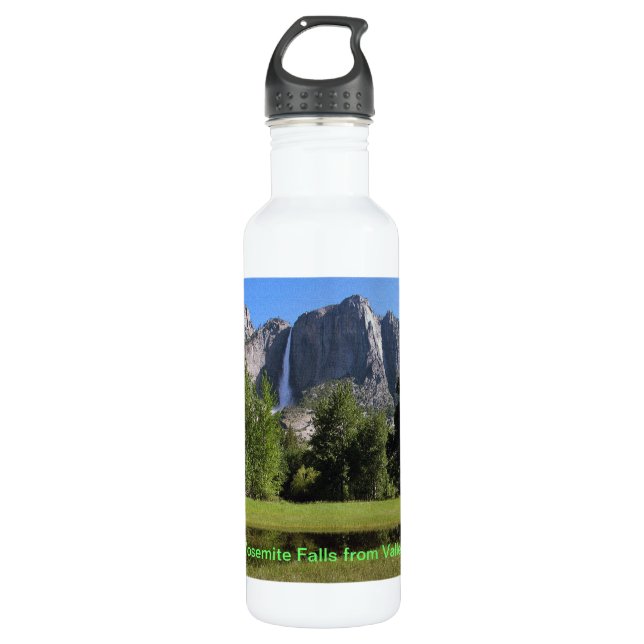 Botella De Agua Cataratas Yosemite de Valley en California (Anverso)