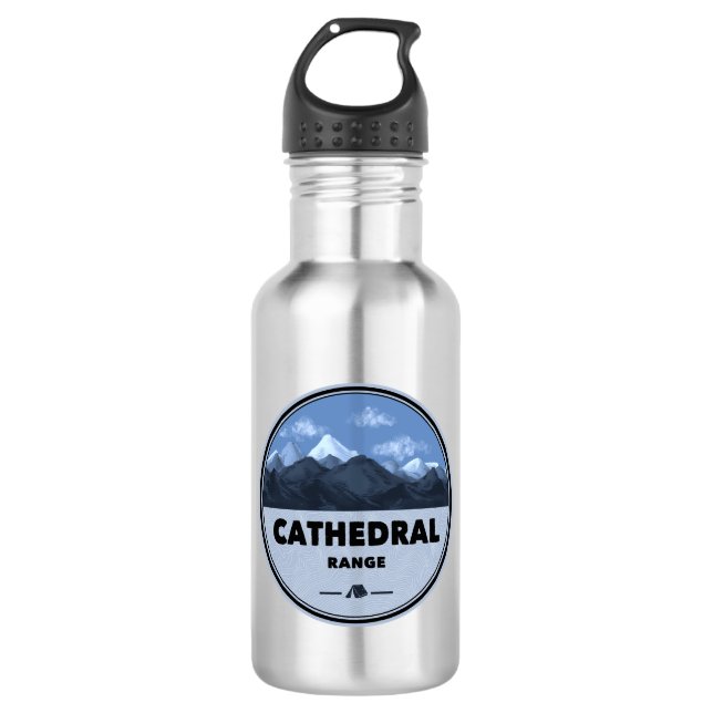 Botella De Agua Catedral de California Camping (Anverso)