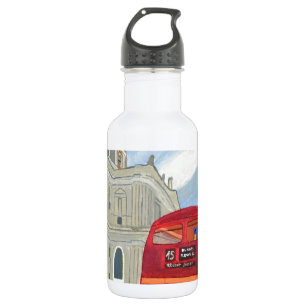 Botella De Agua Catedral de St.Paul y autobús de Londres