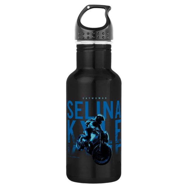 Botella De Agua Catwoman Selina Kyle Motorcycle (Anverso)