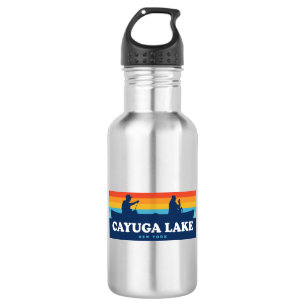 Botella De Agua Cayuga Lake New York Canoe