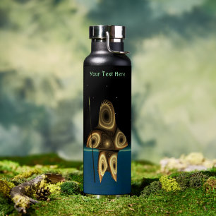 Botella De Agua Cazador Inuit Fractal